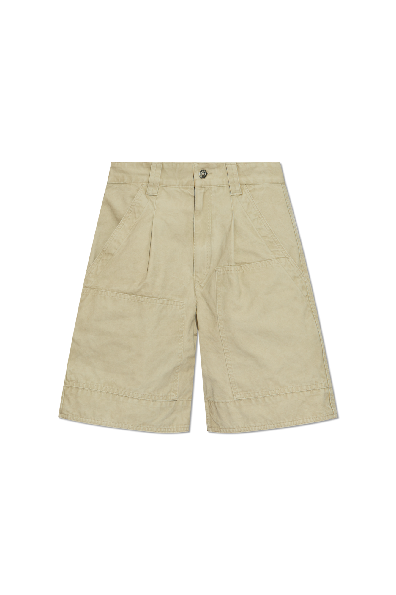 ショートパンツ Marant Etoile Shorts Mifa Isabel Marant Étoile Women's Mifa Shorts with Logo in Ecru